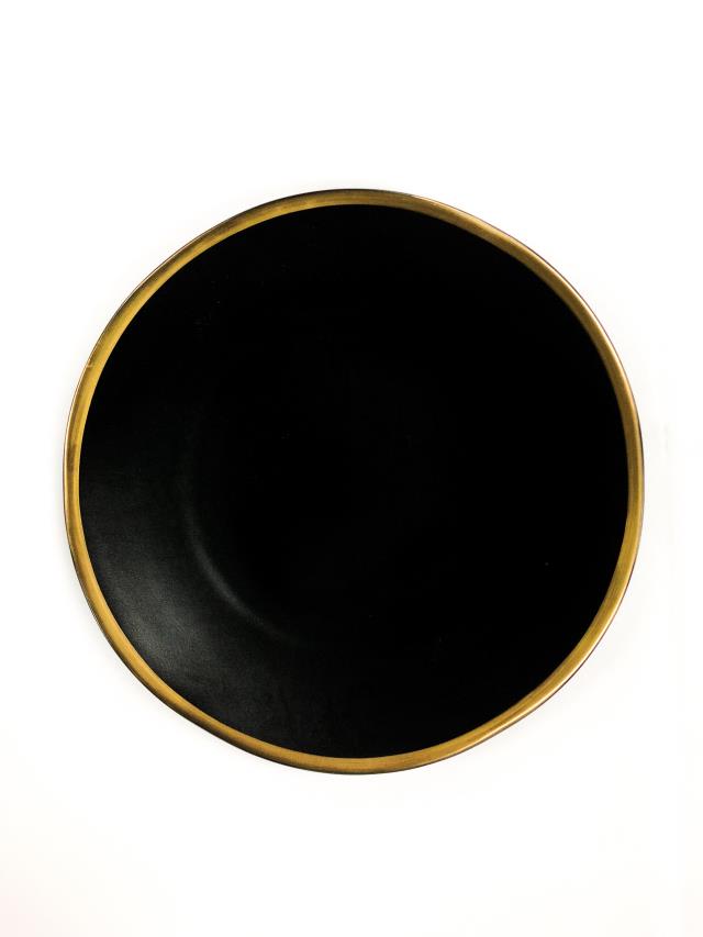 Rental store for PLATE, DINNER CERAMIC CHARCOAL GOLD  DC in Colonial Heights VA