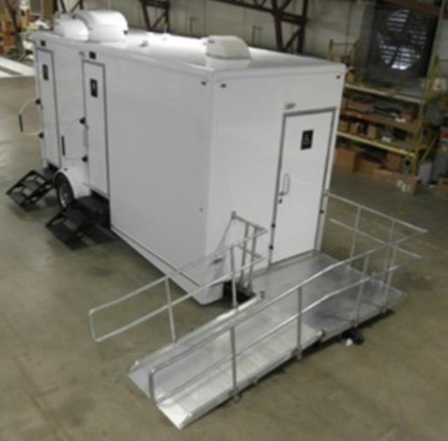 Rental store for RESTROOM TRAILER, 3 STATION 3 DOOR ADA M in Colonial Heights VA