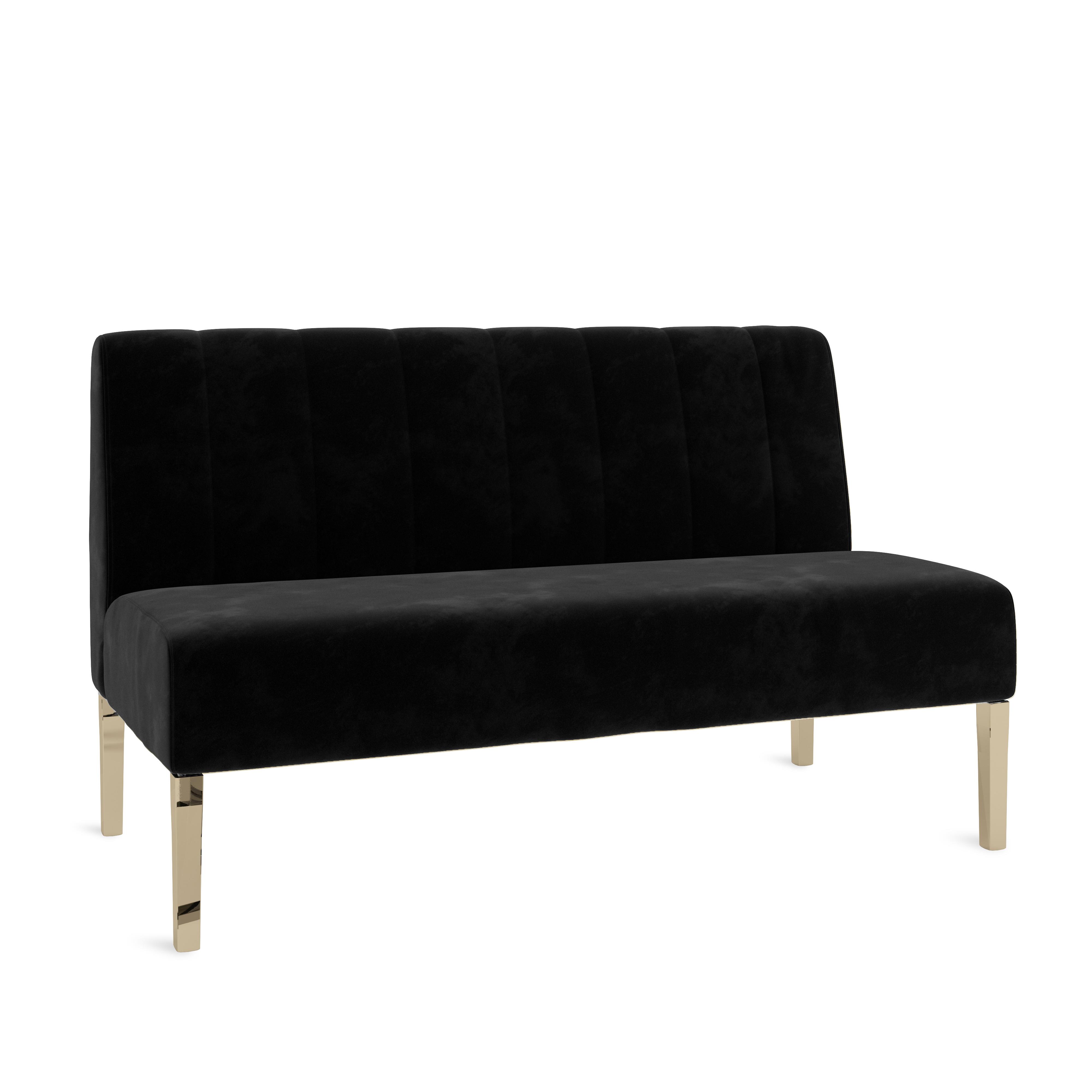 Rental store for LOUNGE, KINCAID LOVESEAT BLACK VELVET in Colonial Heights VA