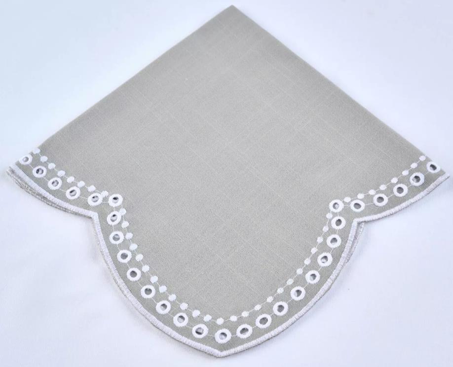 Rental store for NAPKIN 20X20 SCALOPPINI GREY in Colonial Heights VA